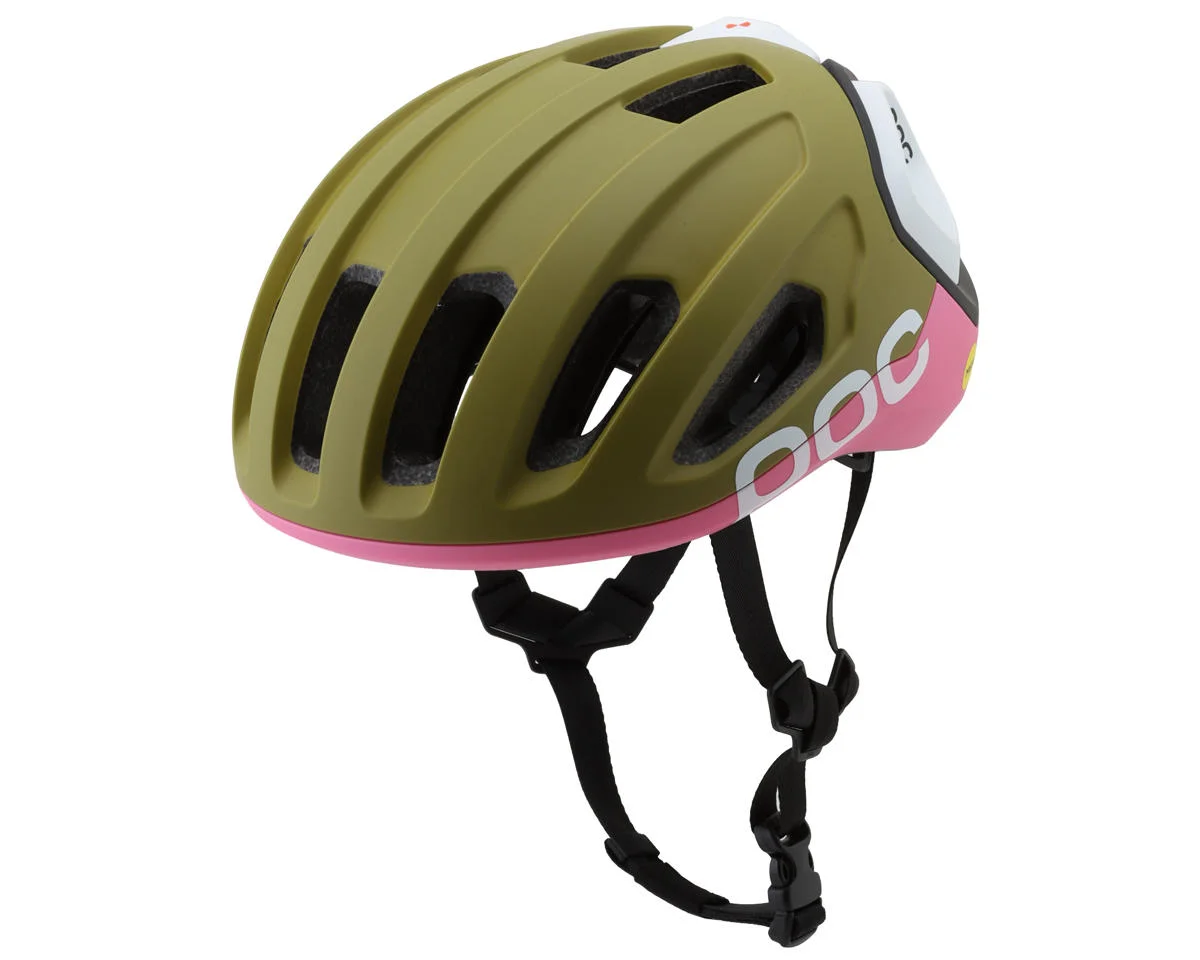 POC Amidal MIPS Helmet (Matte Olivine Green/Thulite Pink) (S)